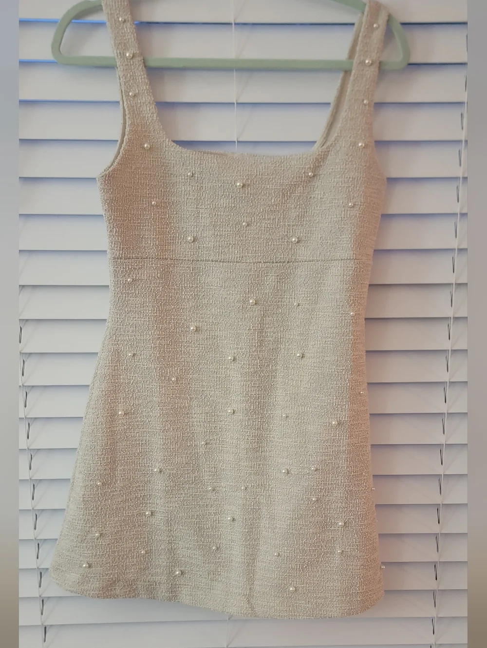 Bead Studded Bouclé Dress - Picture 2 of 6